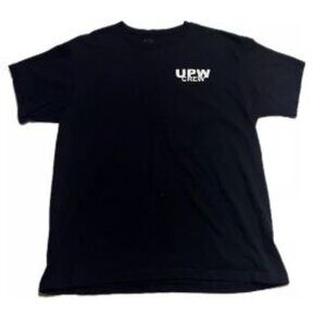 Tony Robbins T-Shirt Crew Inspirationals On Back Mens Size Large Black Unisex
